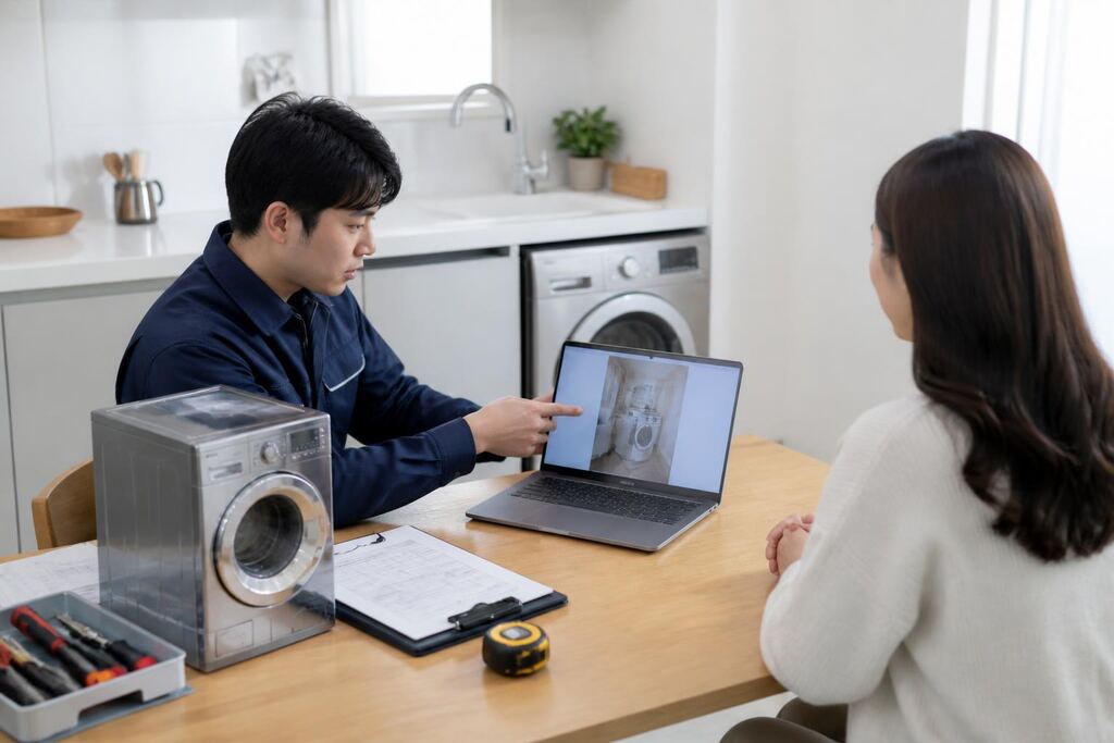 경북 세탁기청소 비용과 업체 비교 정보 이미지