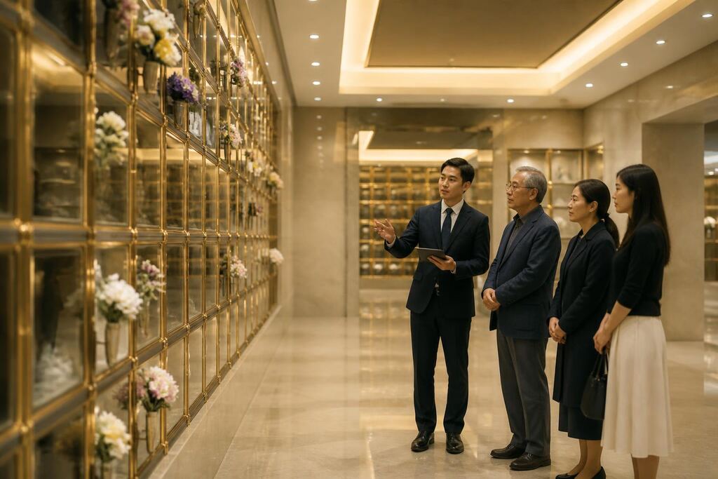 전남광주통합특별시 봉안당 작업 범위와 현장 조건 이미지