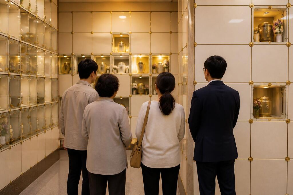부산 봉안당 작업 범위와 현장 조건 이미지