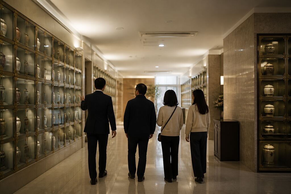 대전 봉안당 작업 범위와 현장 조건 이미지