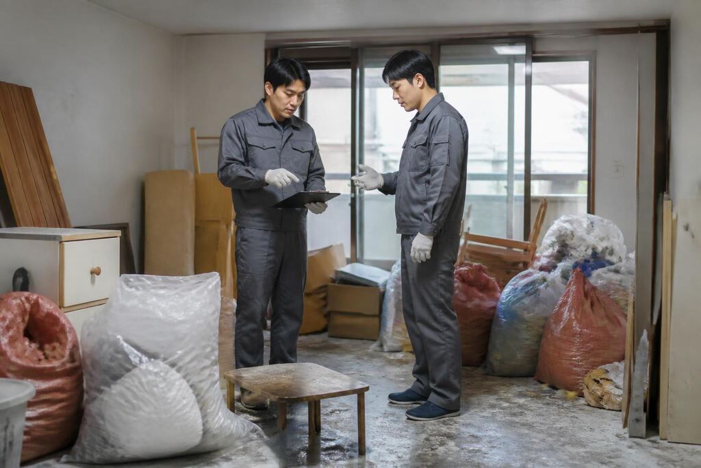 충남 대량 폐기물 처리 이미지