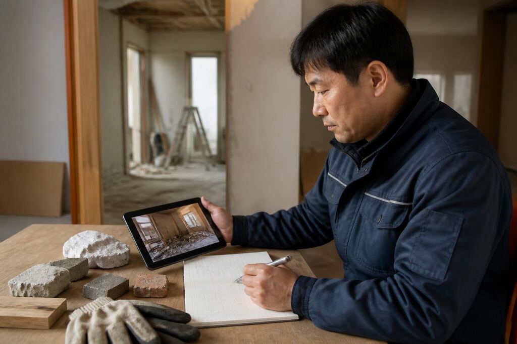 충북 건설·철거 폐기물 처리 작업 범위와 현장 조건 이미지