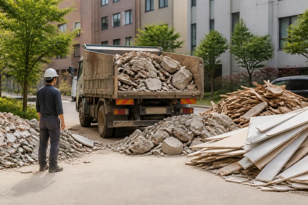 전남광주통합특별시 건설·철거 폐기물 처리 이미지