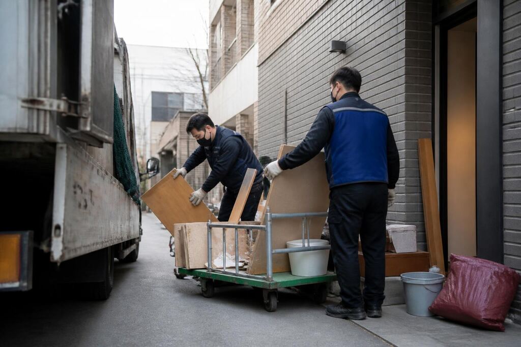 강원특별자치도 일반 폐기물 처리 작업 범위와 현장 조건 이미지