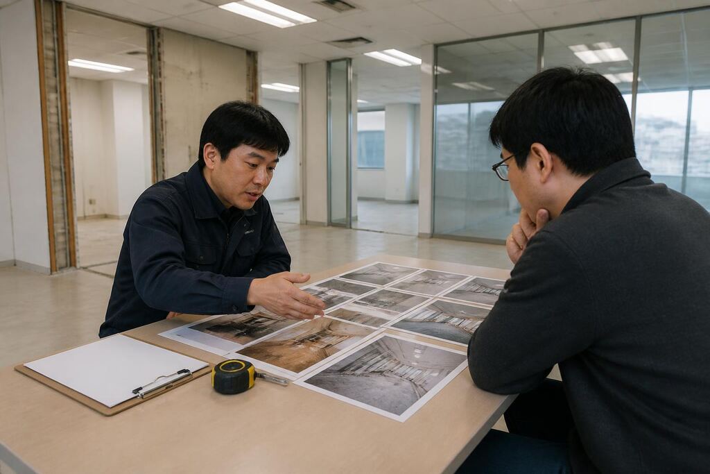 전북특별자치도 사무실 철거 작업 범위와 현장 조건 이미지