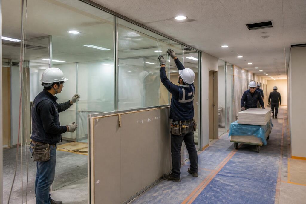 인천 사무실 원상복구 작업 범위와 현장 조건 이미지