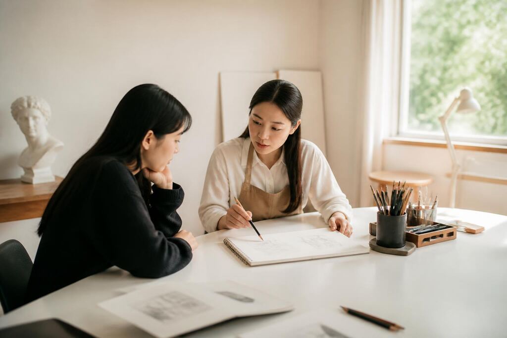 서울 미술 레슨 이미지