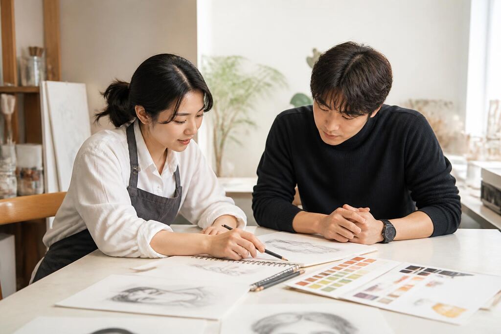 충북 미술 레슨 이미지