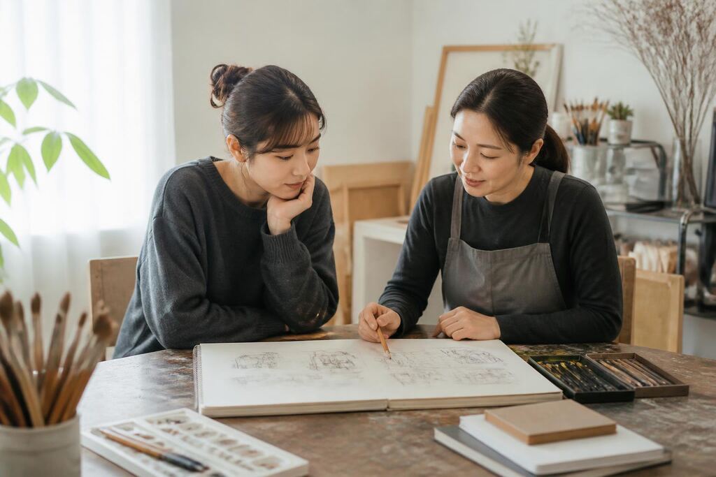 경남 미술 레슨 이미지