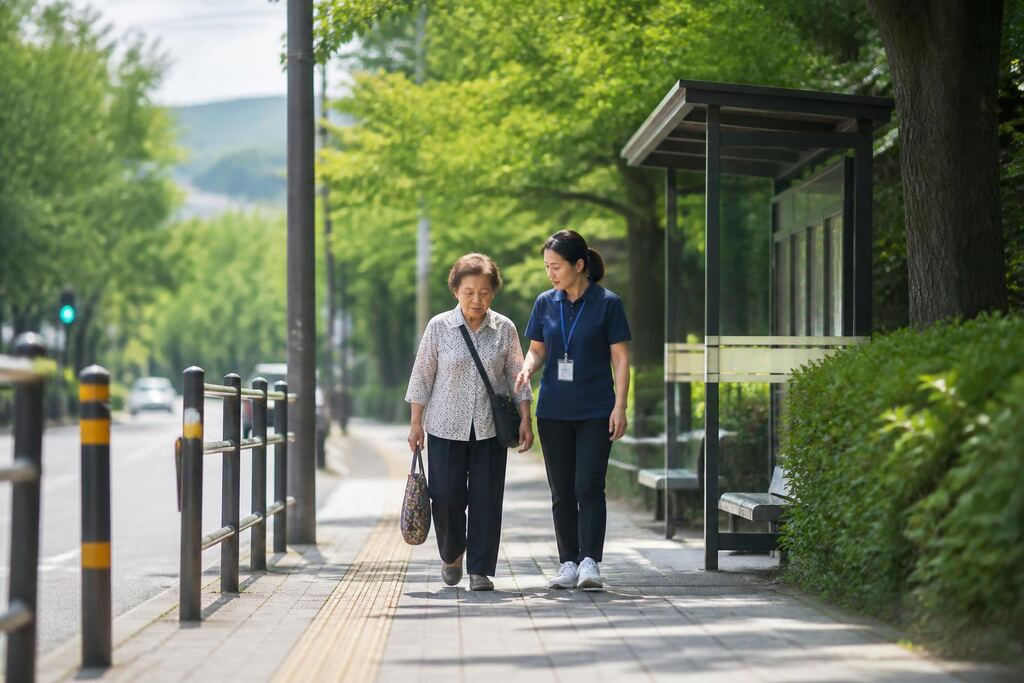 경북 귀가·생활동행 작업 범위와 현장 조건 이미지