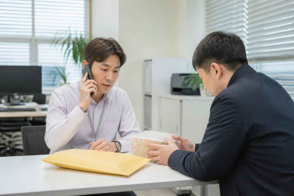 울산 물품·서류 전달 작업 범위와 현장 조건 이미지