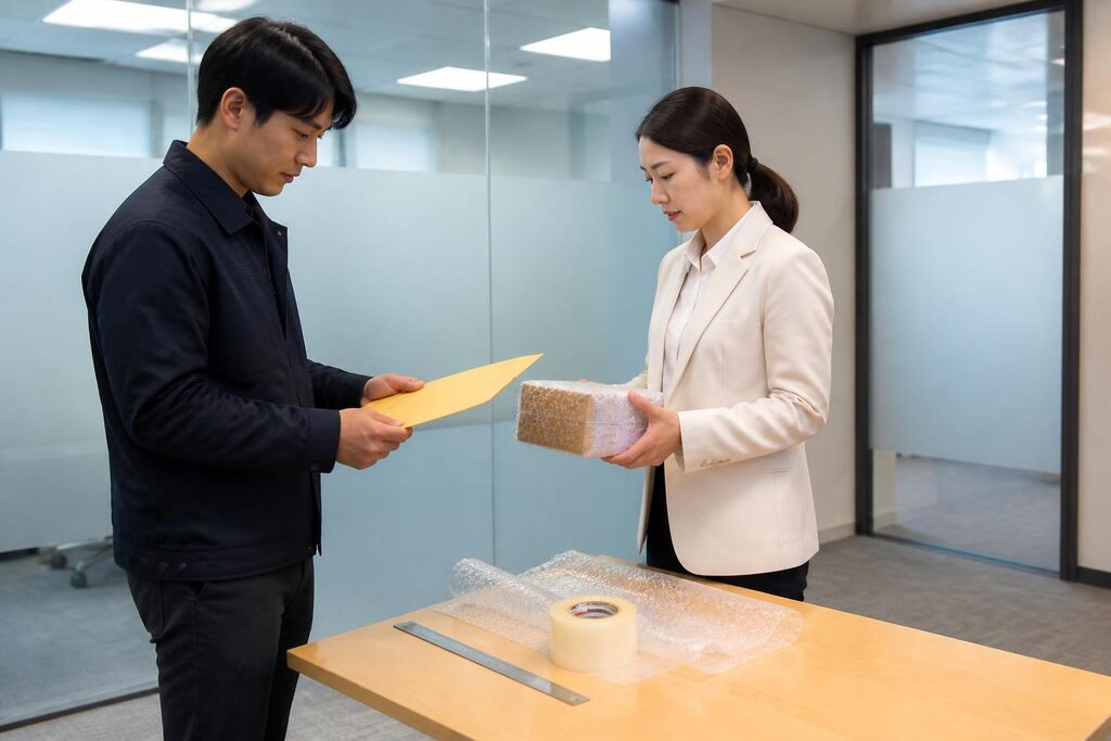 경기 물품·서류 전달 작업 범위와 현장 조건 이미지