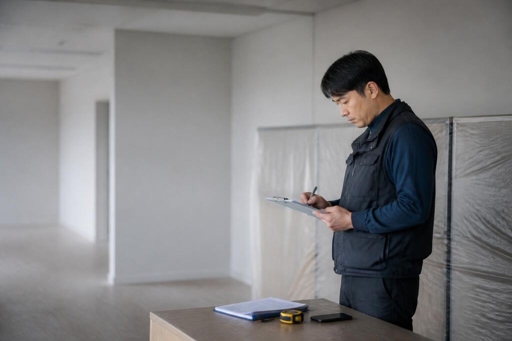 강원특별자치도 현장확인·출장업무대행 작업 범위와 현장 조건 이미지