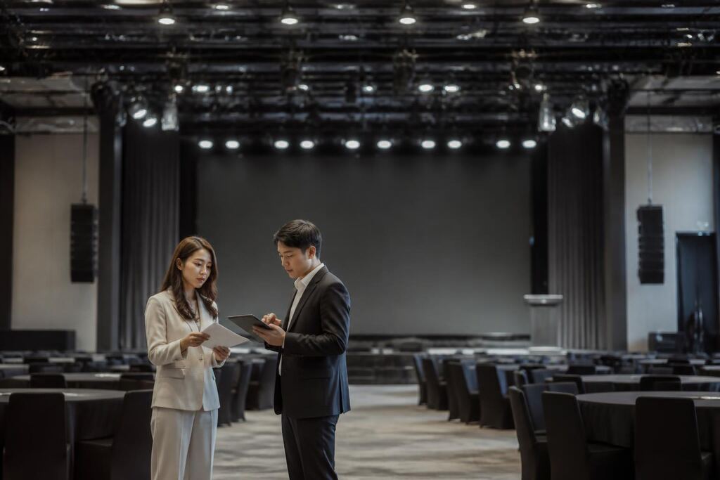 충남 행사 MC 작업 범위와 현장 조건 이미지