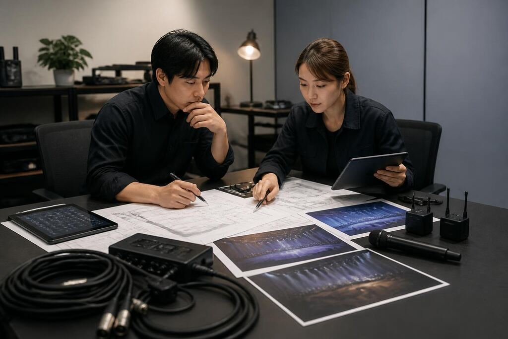 울산 행사 음향 작업 범위와 현장 조건 이미지