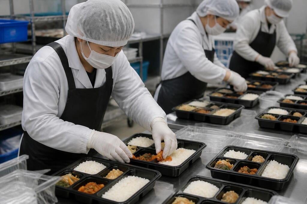 부산 기업·단체도시락 작업 범위와 현장 조건 이미지