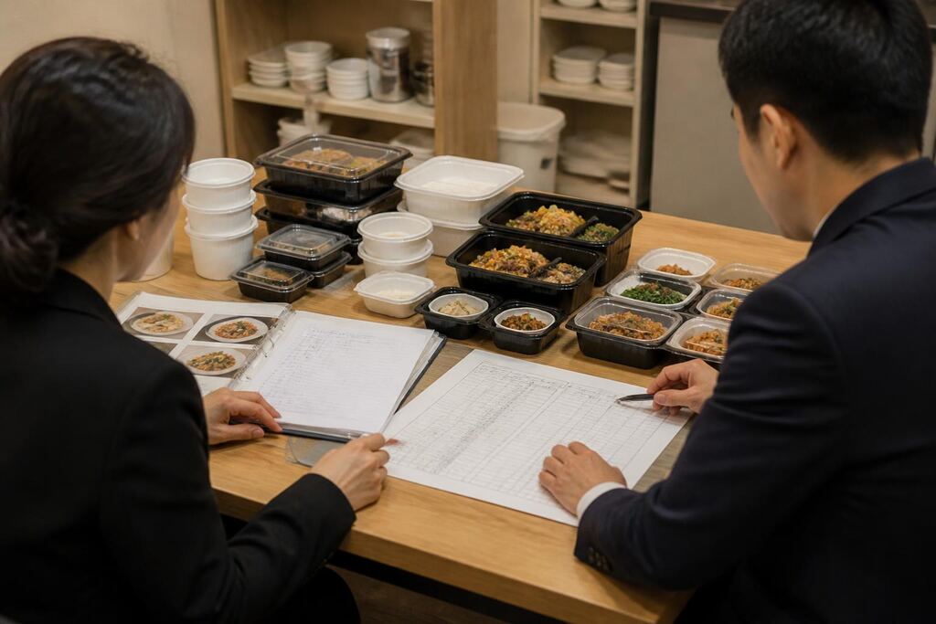 충북 장례식음식 작업 범위와 현장 조건 이미지