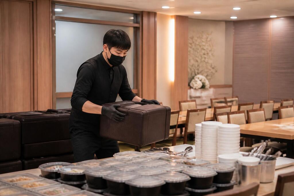 대구 장례식음식 작업 범위와 현장 조건 이미지