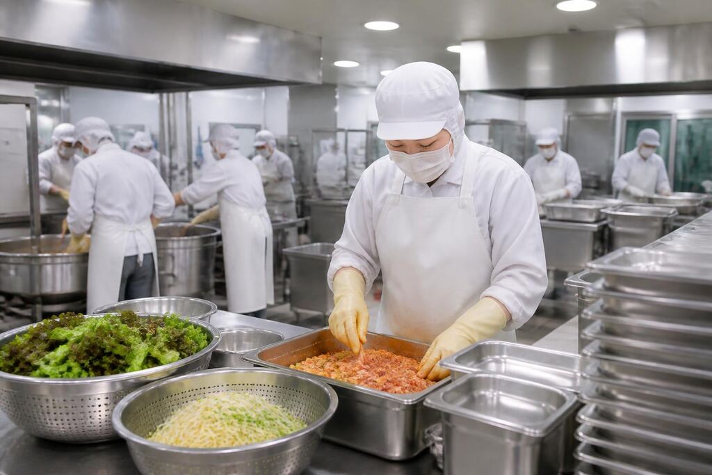 전남광주통합특별시 급식서비스 작업 범위와 현장 조건 이미지