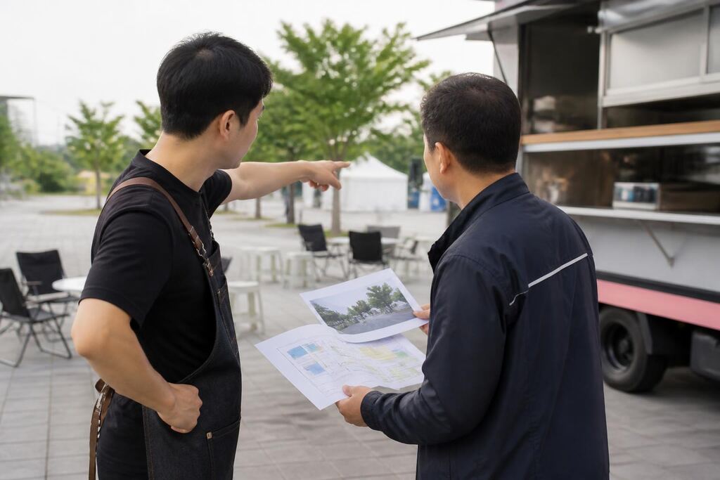 서울 푸드트럭 작업 범위와 현장 조건 이미지