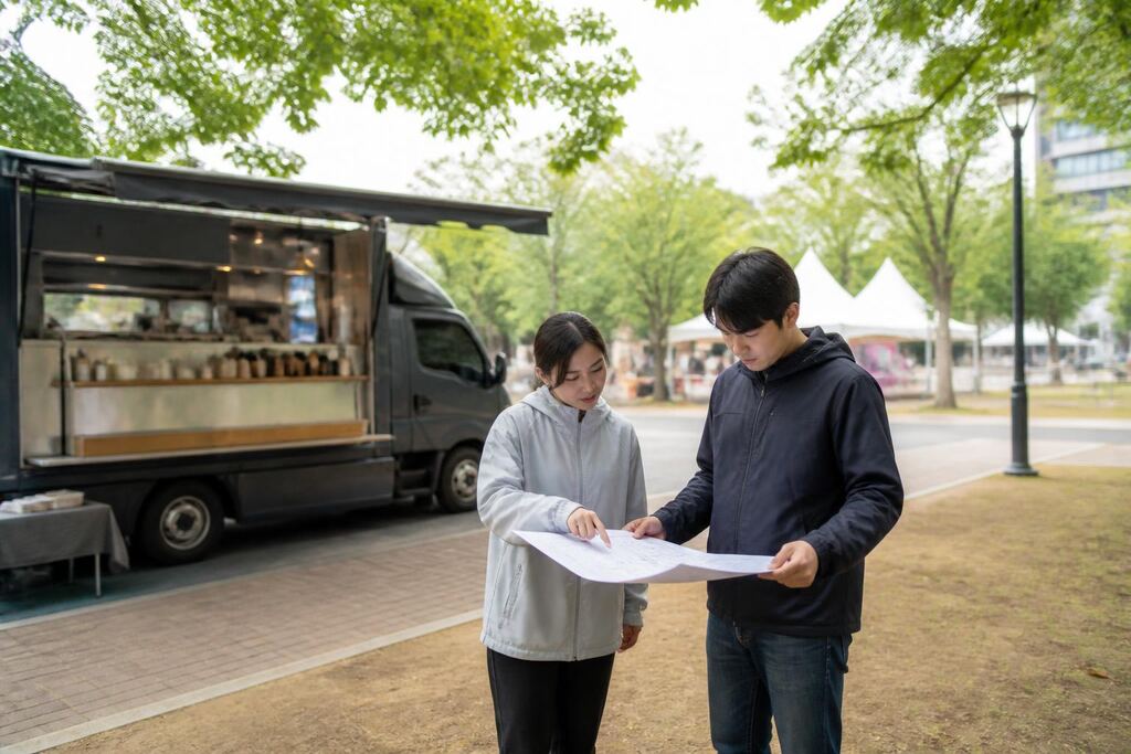 충남 푸드트럭 작업 범위와 현장 조건 이미지