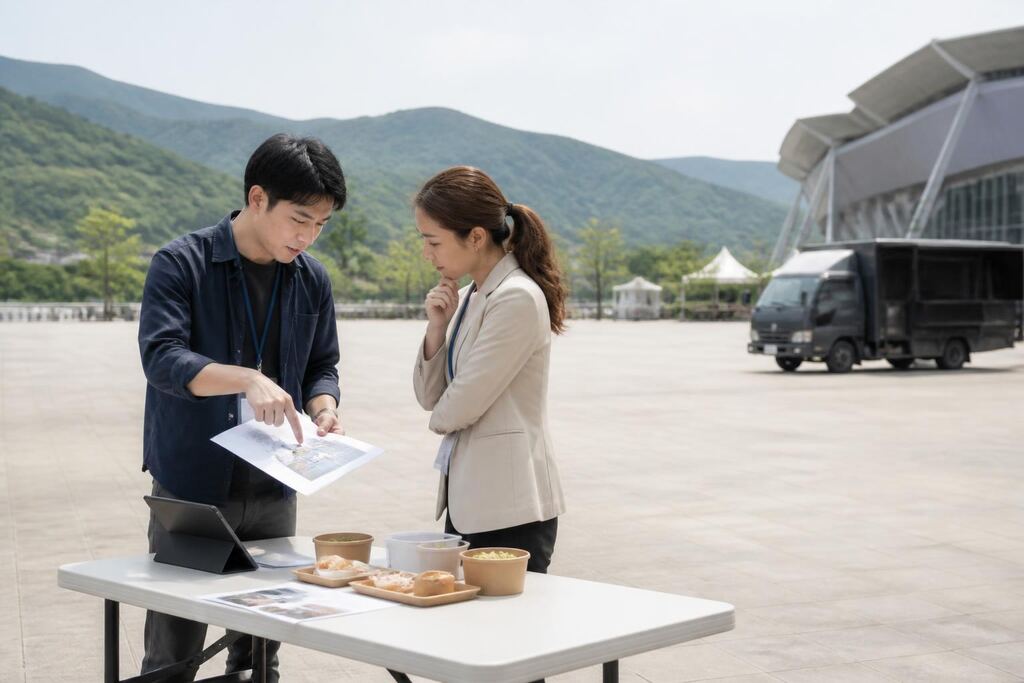 부산 푸드트럭 작업 범위와 현장 조건 이미지