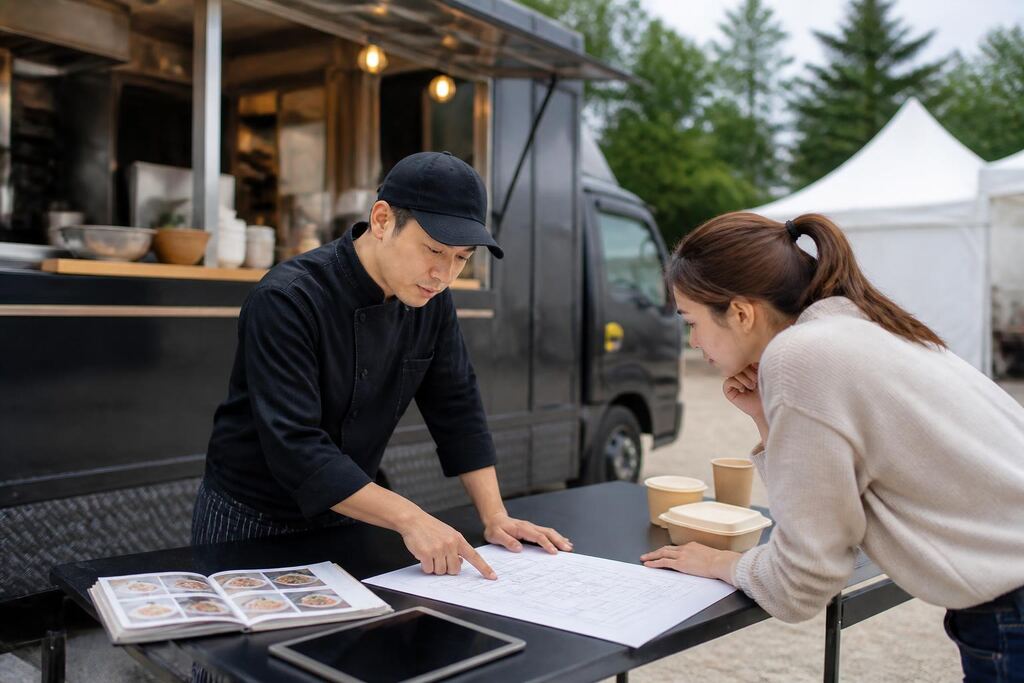 울산 푸드트럭 작업 범위와 현장 조건 이미지