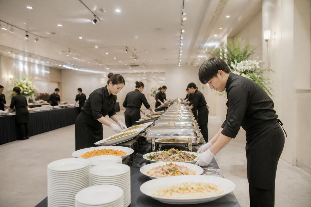대전 웨딩·행사음식 작업 범위와 현장 조건 이미지