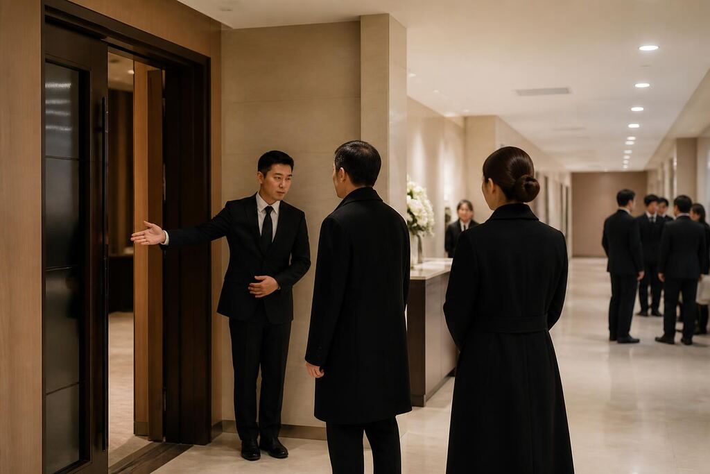 강원특별자치도 장례지도서비스 작업 범위와 현장 조건 이미지