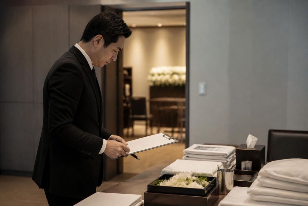 충남 장례지도서비스 작업 범위와 현장 조건 이미지
