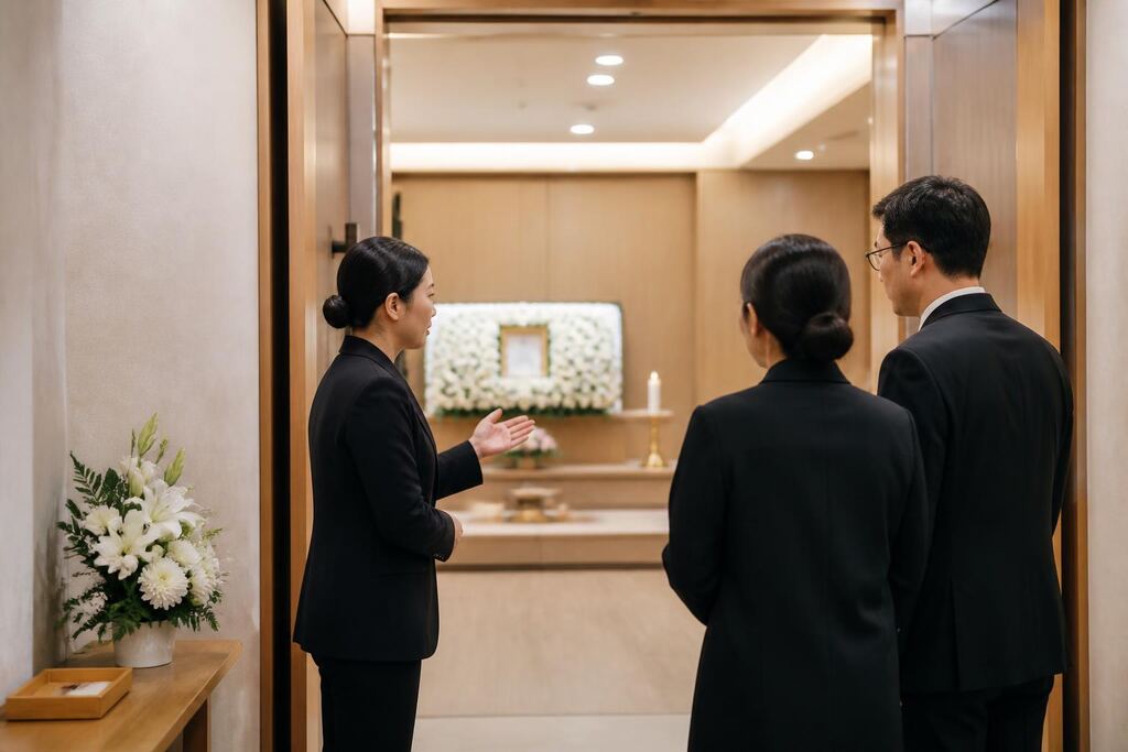 경남 장례지도서비스 작업 범위와 현장 조건 이미지
