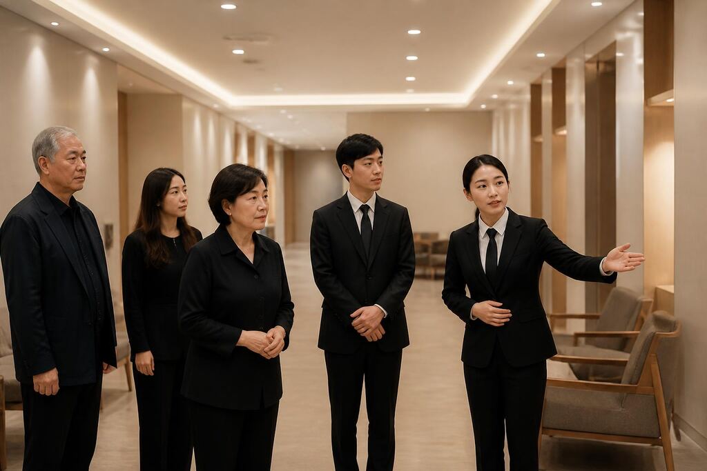 경북 장례식장 작업 범위와 현장 조건 이미지