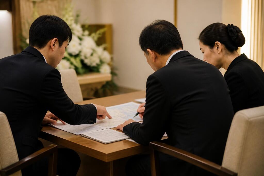 충북 장의차량 작업 범위와 현장 조건 이미지