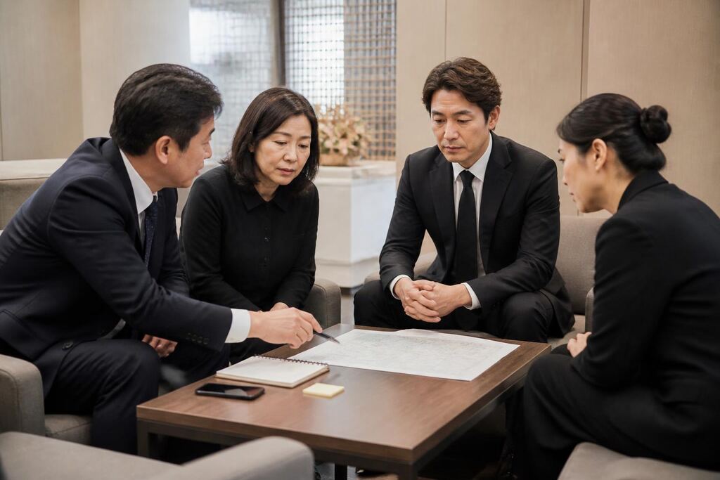 경기 장의차량 작업 범위와 현장 조건 이미지