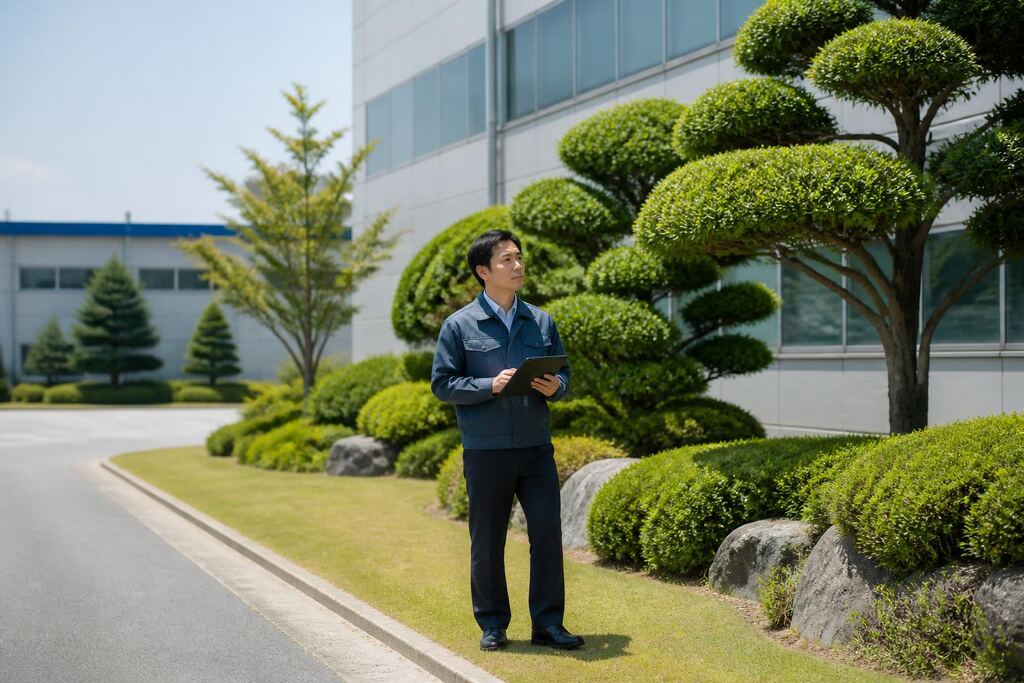 부산 사업장 조경 정기관리 이미지