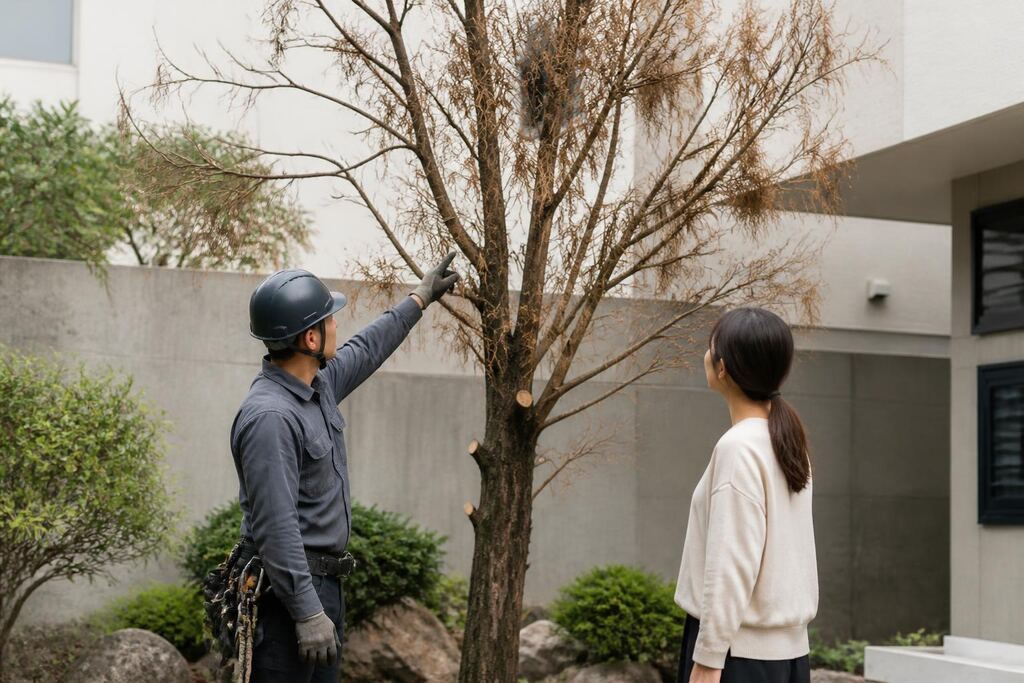 서울 고사목 제거 이미지