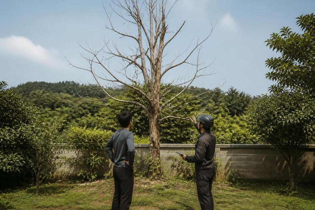 세종특별자치시 고사목 제거 이미지