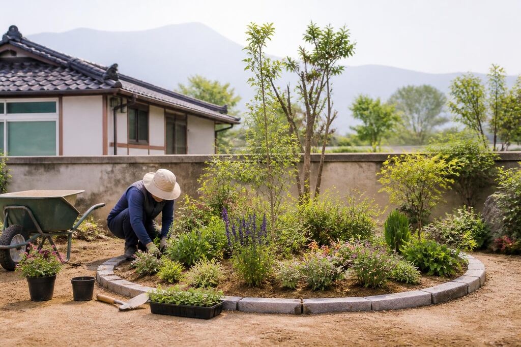 충북 화단 조성·관리 이미지