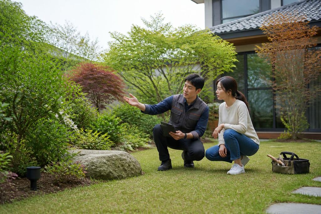 대전 정원 관리 이미지