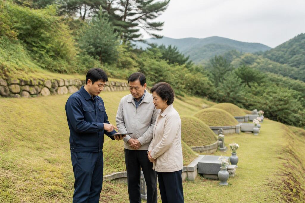 강원특별자치도 묘지 정기관리 이미지
