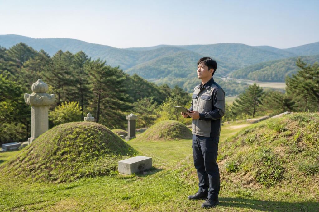 충북 묘지 정기관리 이미지