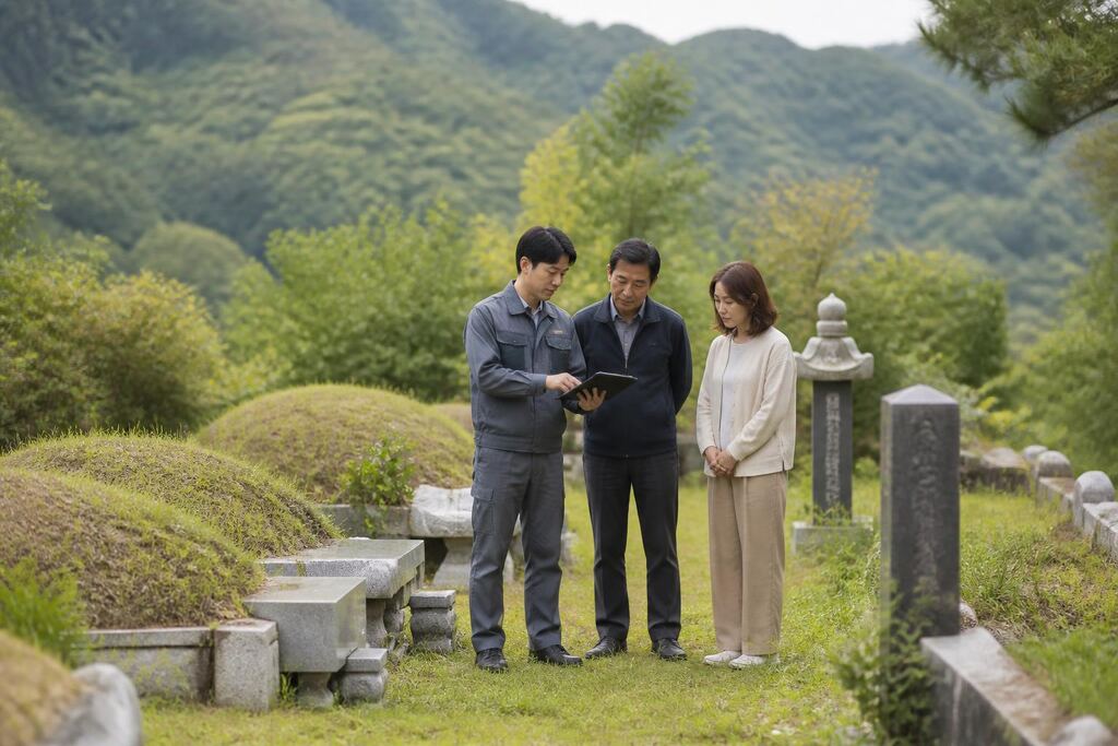 대구 묘지 정기관리 이미지