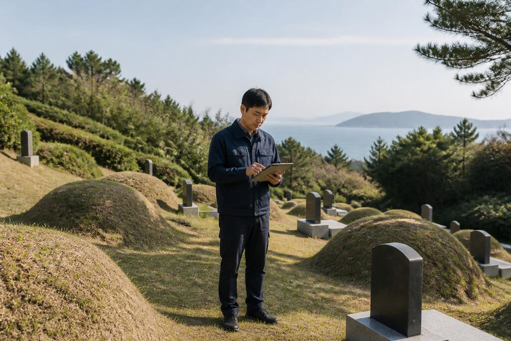 울산 묘지 정기관리 이미지