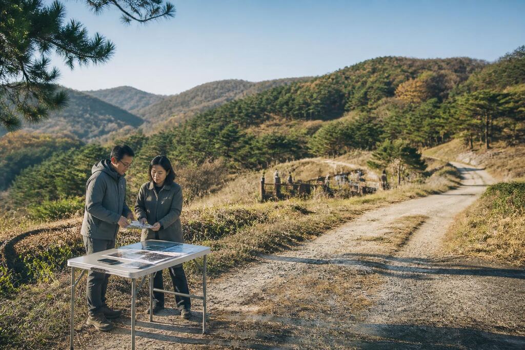 세종특별자치시 묘지 정기관리 작업 범위와 현장 조건 이미지