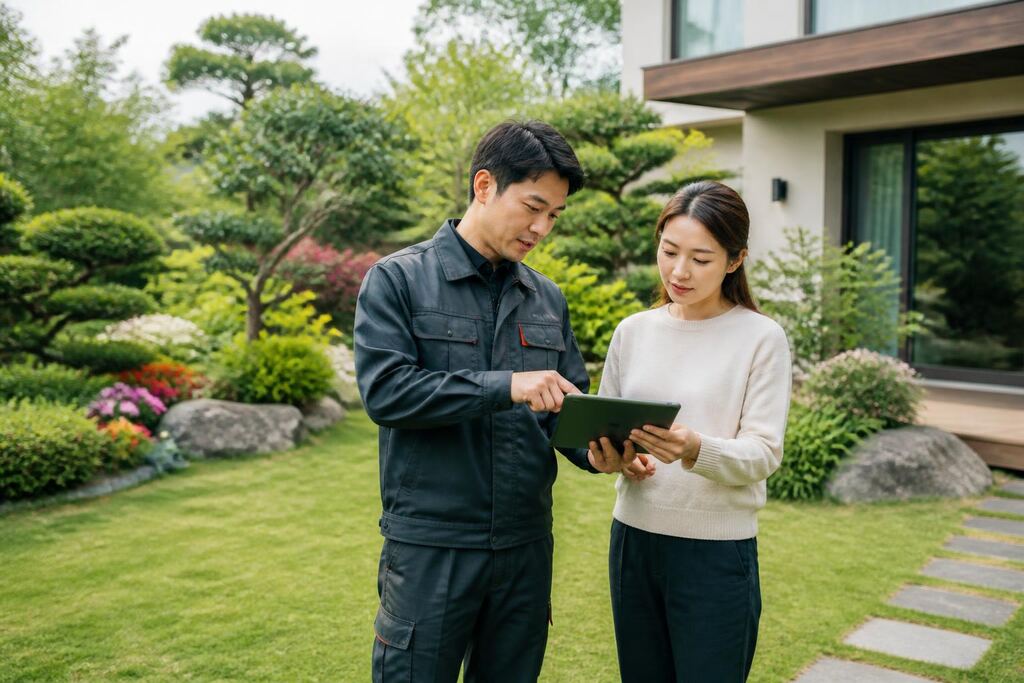 충북 조경 관리 이미지