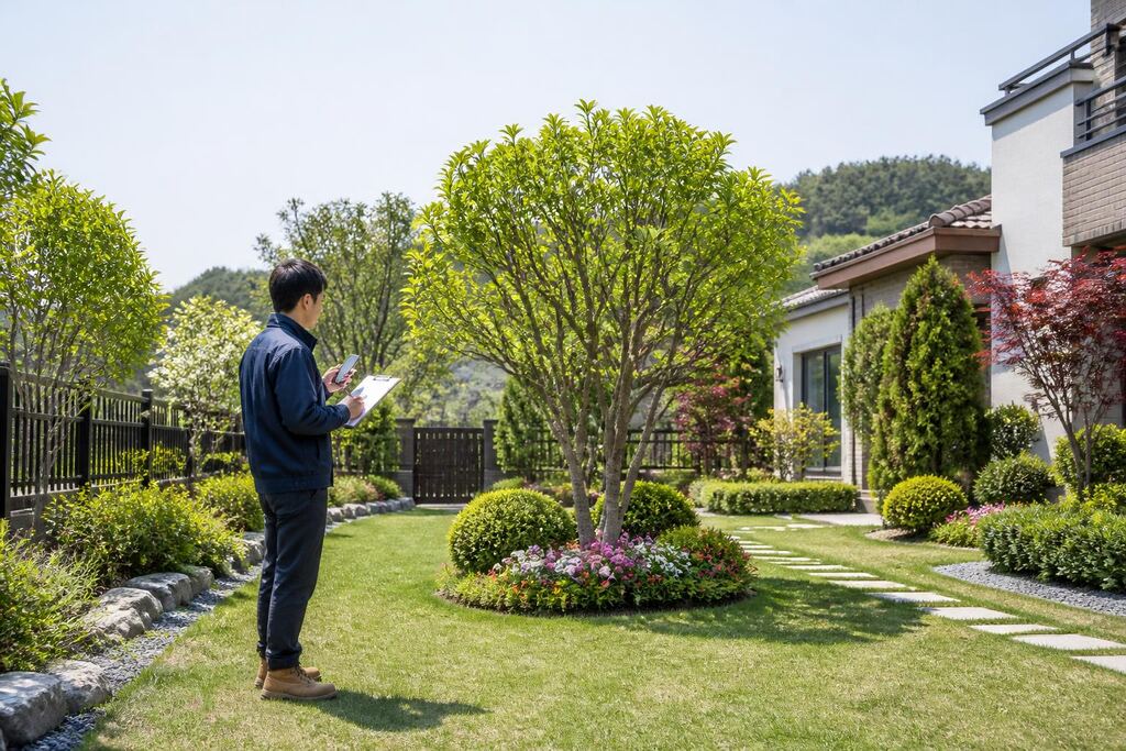 경남 조경 관리 이미지