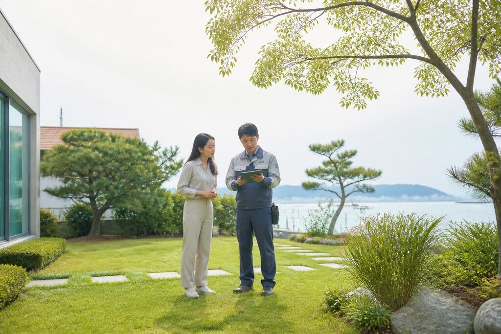 부산 조경 관리 이미지