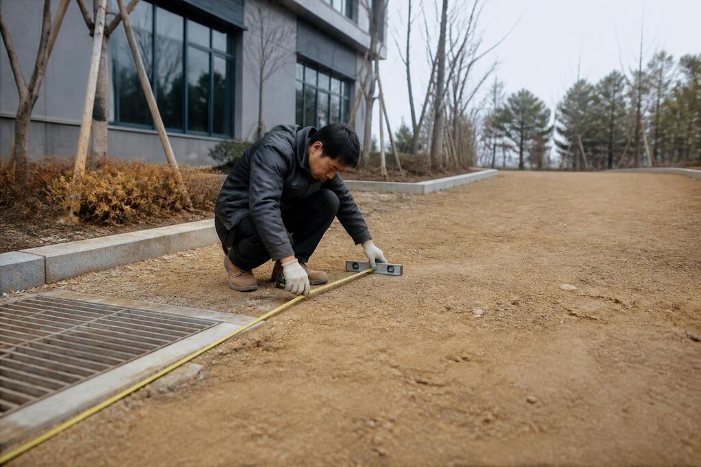 서울 잔디 조성공사 작업 범위와 현장 조건 이미지
