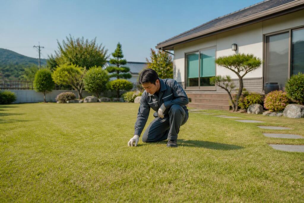 충북 잔디 관리 이미지