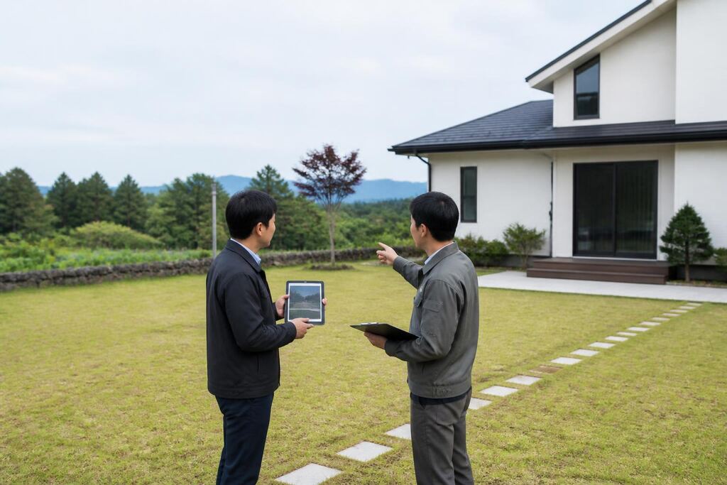 충북 잔디 깎기 작업 범위와 현장 조건 이미지